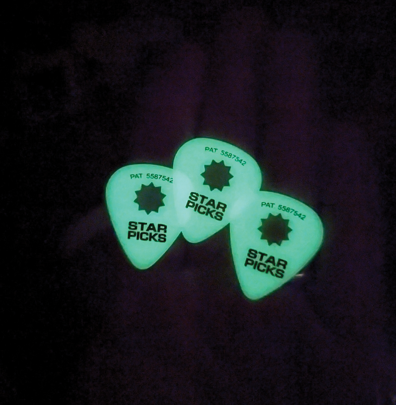 Glow in the Dark Guitar Picks - Don't Lose Your Pick!